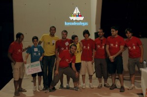 organizacion y finalistas de la IV gymkhana barco de colegas